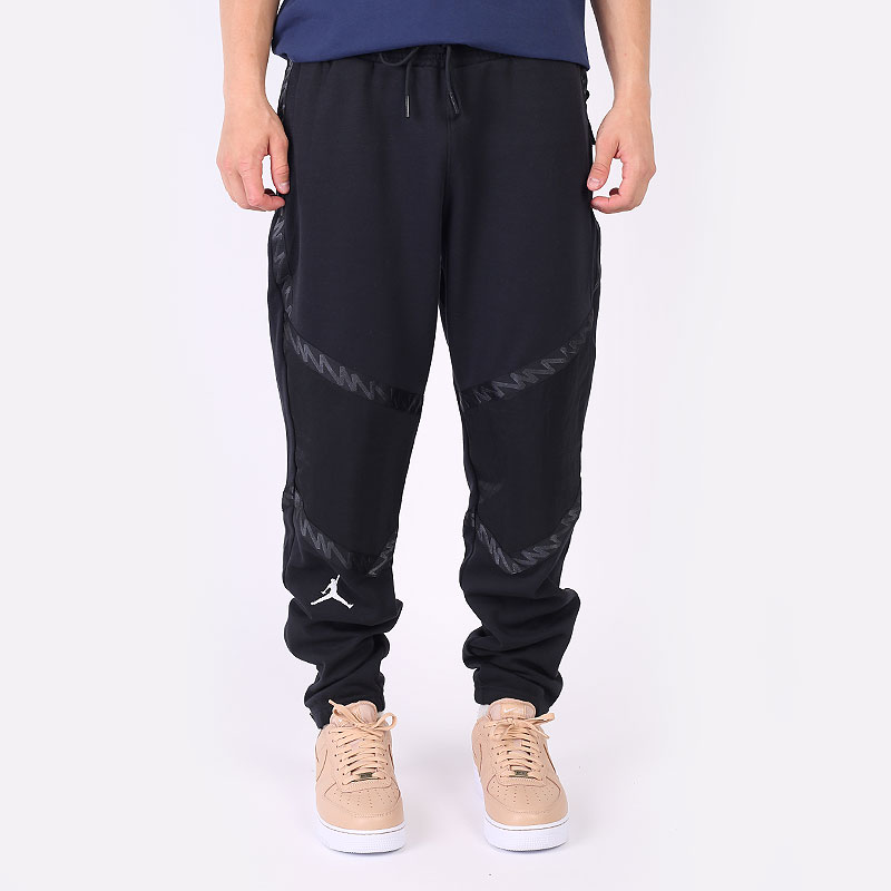 мужские черные брюки Jordan Zion Fleece Pant DH0584-011 - цена, описание, фото 3